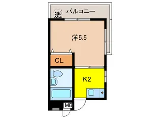 野方リトルハイツ【2階】の間取り