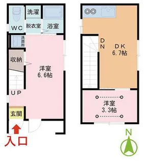 eclatIV【1階】の間取り