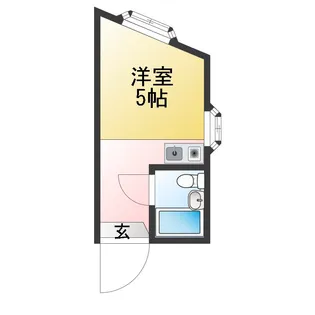 プラザクレッセント【1階】の間取り