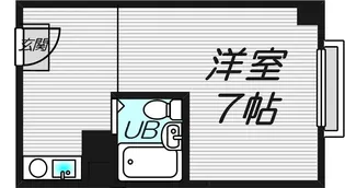 グッドライフ北千里【3階】の間取り