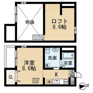 Vail(ヴェイル)【2階】の間取り
