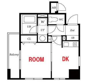 ポートハイム第7吉野町【4階】の間取り