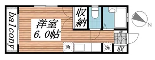 コスモス高根【1階】の間取り
