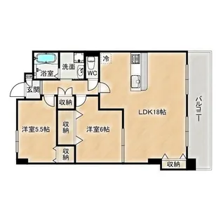 ISM大阪城公園【9階】の間取り