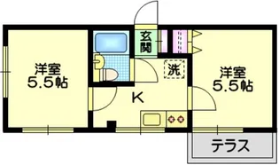 橋本ハイツ【1階】の間取り
