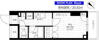 ステージファーストお茶の水女子大前【3階】の間取り