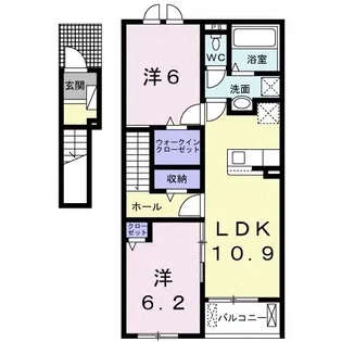 セルキューブ I【2階】の間取り