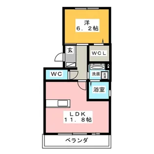 ひかり【2階】の間取り