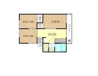 サンキュー春日【4階】の間取り