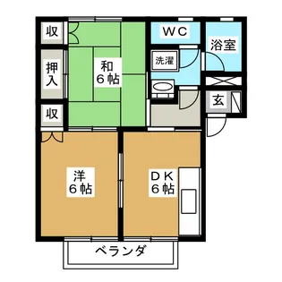 ラフィネM【1階】の間取り