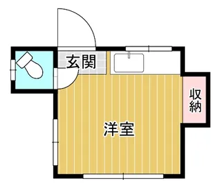 ホワイトフラッツ【2階】の間取り