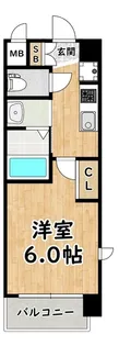 エステムコート大阪シティサイト【3階】の間取り