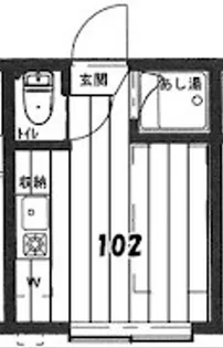 シャイニーソフト新宿落合B【1階】の間取り