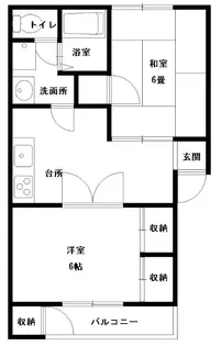 アーバンライフ相生町C【1階】の間取り