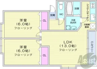 ゼルダ1【2階】の間取り