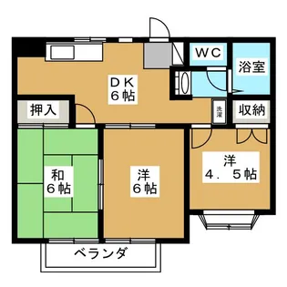 ハイムサンパティーク【2階】の間取り