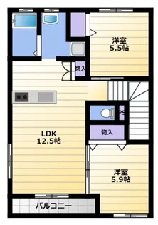 Casa di Orange【2階】の間取り