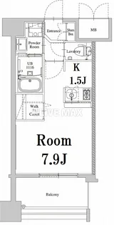 エンクレスト姪浜【2階】の間取り