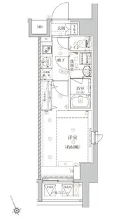 ベルシード上野松が谷【4階】の間取り