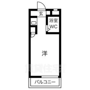 スミックスコーポ宝生【3階】の間取り