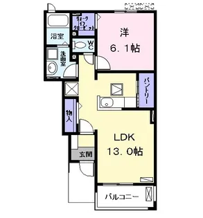 コンフォーティアA【1階】の間取り
