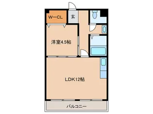 イ-ズマンション II【5階】の間取り