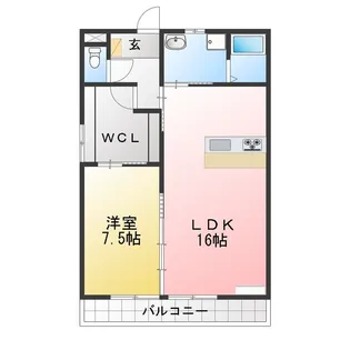 メゾン高見【2階】の間取り