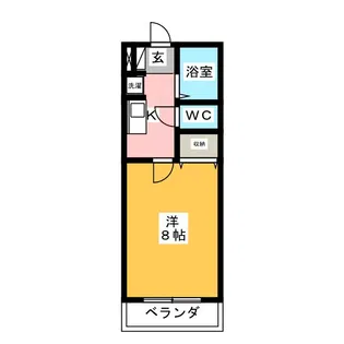 メゾンエスポア【2階】の間取り