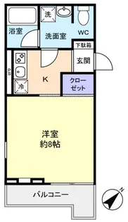 アバンティ津田沼【3階】の間取り