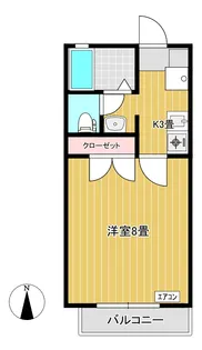 アズヴェール林間【2階】の間取り