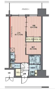 プレジオ川口【12階】の間取り