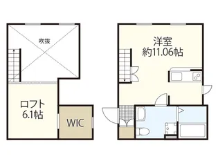 プリマガーデン岡山 壱番館【2階】の間取り