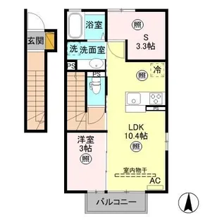 ブラン【2階】の間取り