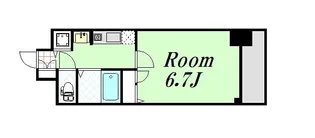 ライジングコート梅田サンライズ【8階】の間取り