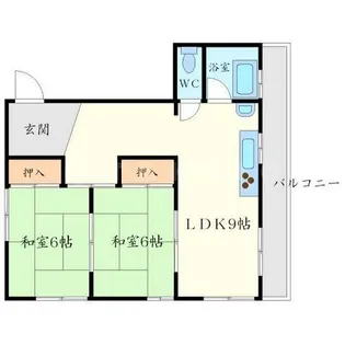たかみビル(旧高見マンション)【3階】の間取り