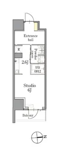 CLASSEUM(クラシアム)仙台新寺通【2階】の間取り