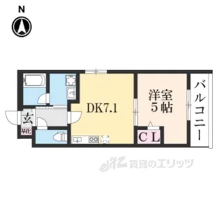 サクシード両替町【3階】の間取り