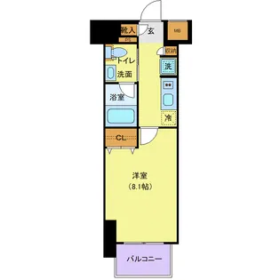 ライトハウス大塚【6階】の間取り