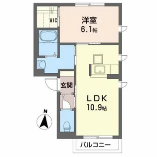 Aslan598【1階】の間取り
