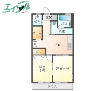 ノーブルタウン【1階】の間取り