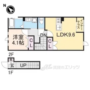 リバーレジェンド1【2階】の間取り