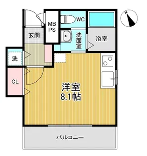 アムール【2階】の間取り