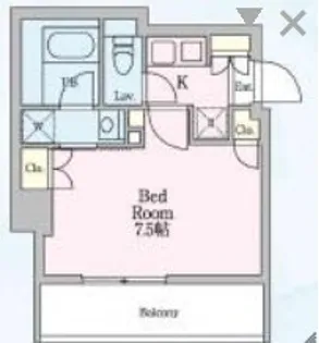 ROYAL佃野【3階】の間取り