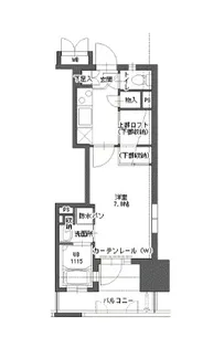 アクタス博多Vタワー【9階】の間取り