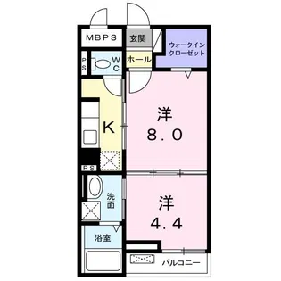 Glanz Sakura【2階】の間取り