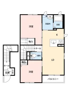 リラフォートA【2階】の間取り