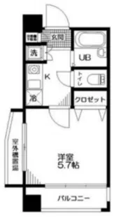 Libera Venus【5階】の間取り