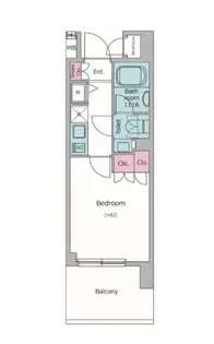 レジディア品川シーサイド【3階】の間取り
