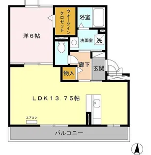 リバージュ A【3階】の間取り