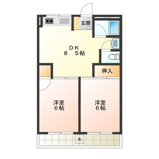 大栗ビル【3階】の間取り